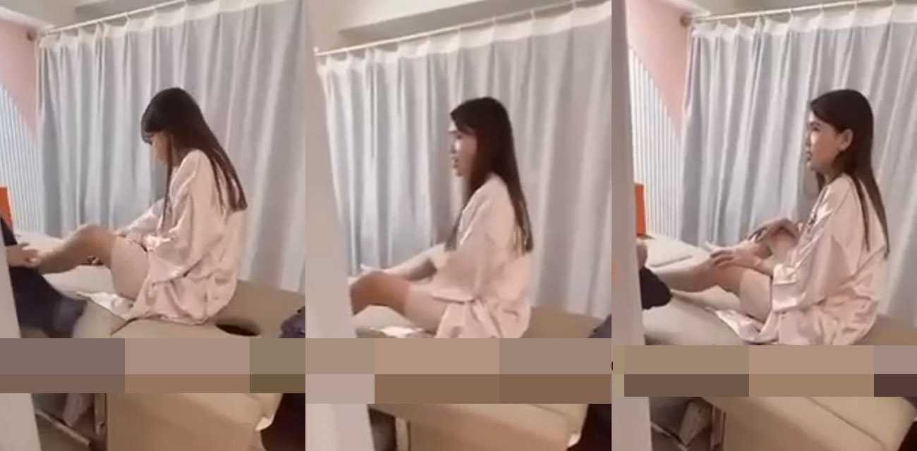 “天气冷了我的蝴蝶逼会被冻坏的” 女技师把少妇的阴毛刮得一根不剩 少妇急了！