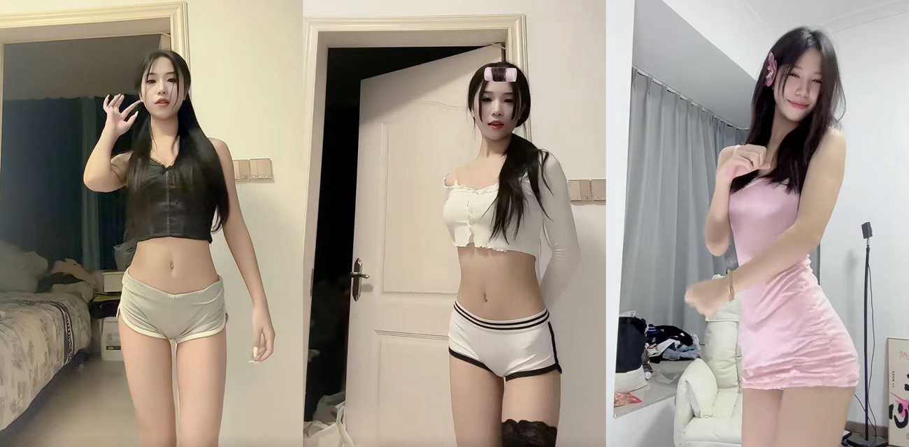 快手颜值网红 原来是鸽子 擦边舞蹈女神搔首弄姿 骆驼趾若隐若现让人浮想联翩